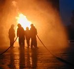 trainee fire fighters