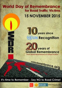 World Day of Remembrance for Road Traffic Victims 2015